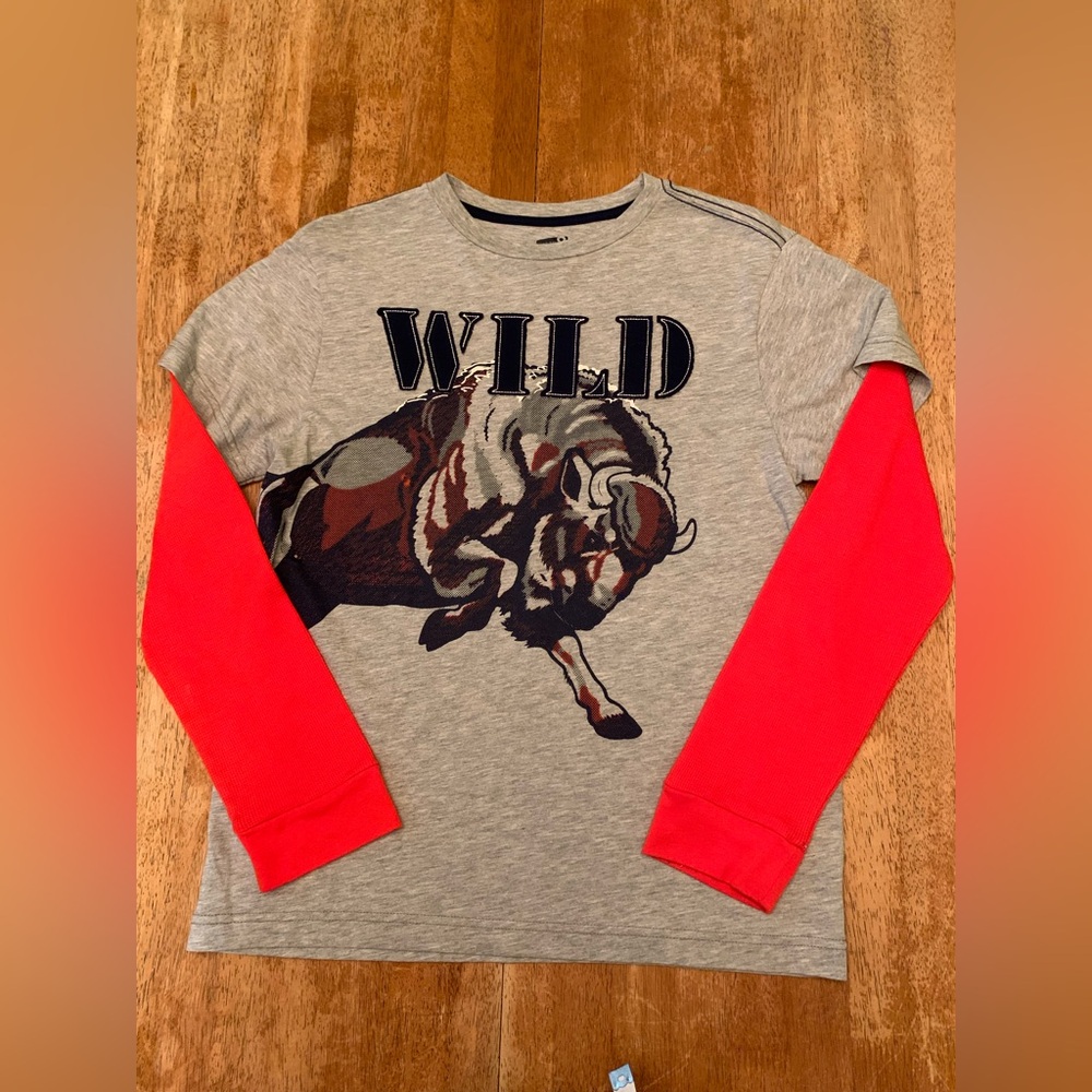 Crazy 8 Wild grey long sleeved shirt